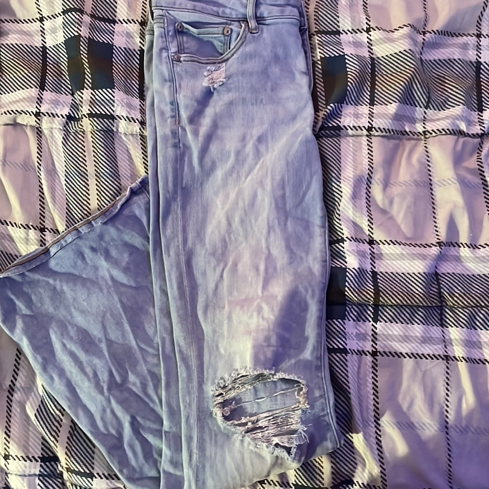 American Eagle low rise flare jeans